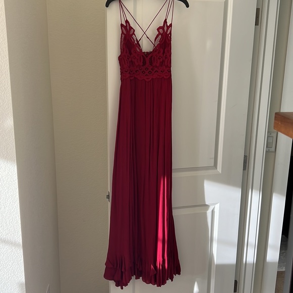 Free People Adella Maxi in Berry - XS - Picture 6 of 8